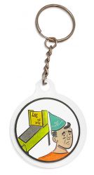 Bad At Pinball Keychain